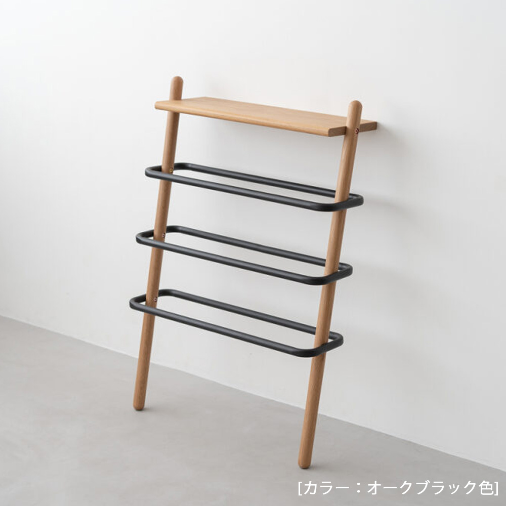 シューズラック「スーク」オーク材 全2色
