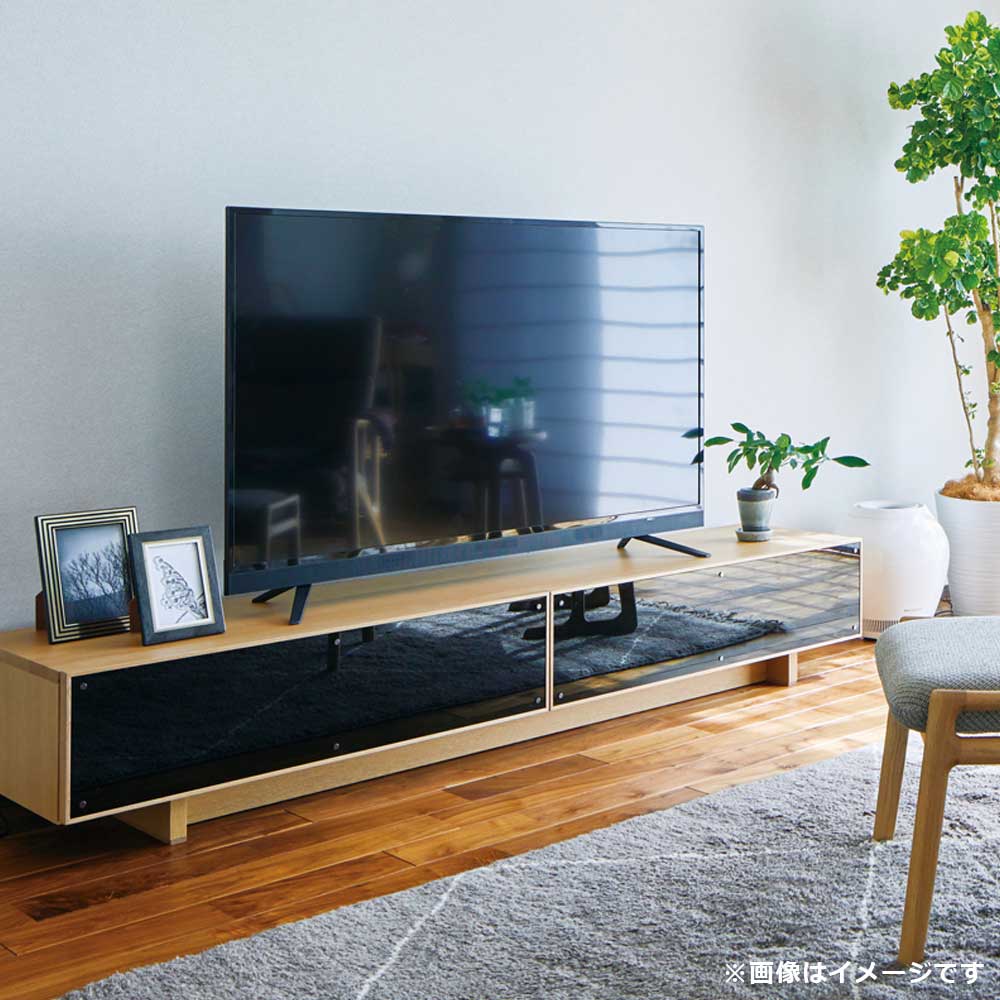 浜本工芸 テレビボード「No.6504TV」高さ35cm ナラ材 ナチュラル色 全4サイズ【受注生産品】