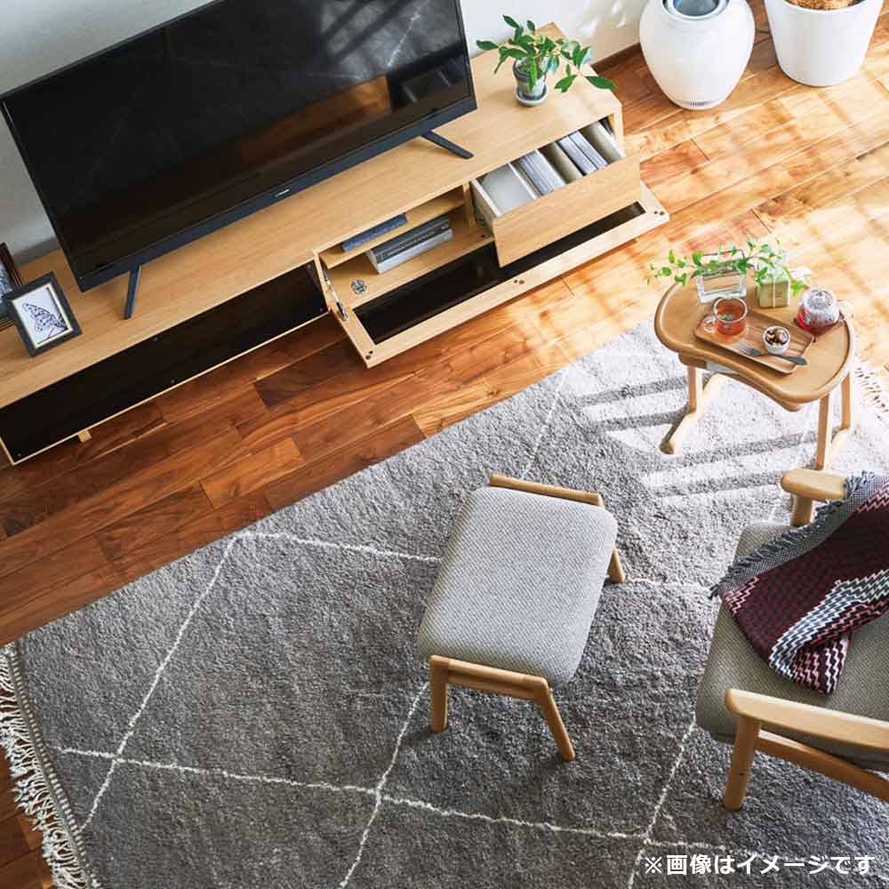 浜本工芸 テレビボード「No.6504TV」高さ35cm ナラ材 ナチュラル色 全4サイズ【受注生産品】