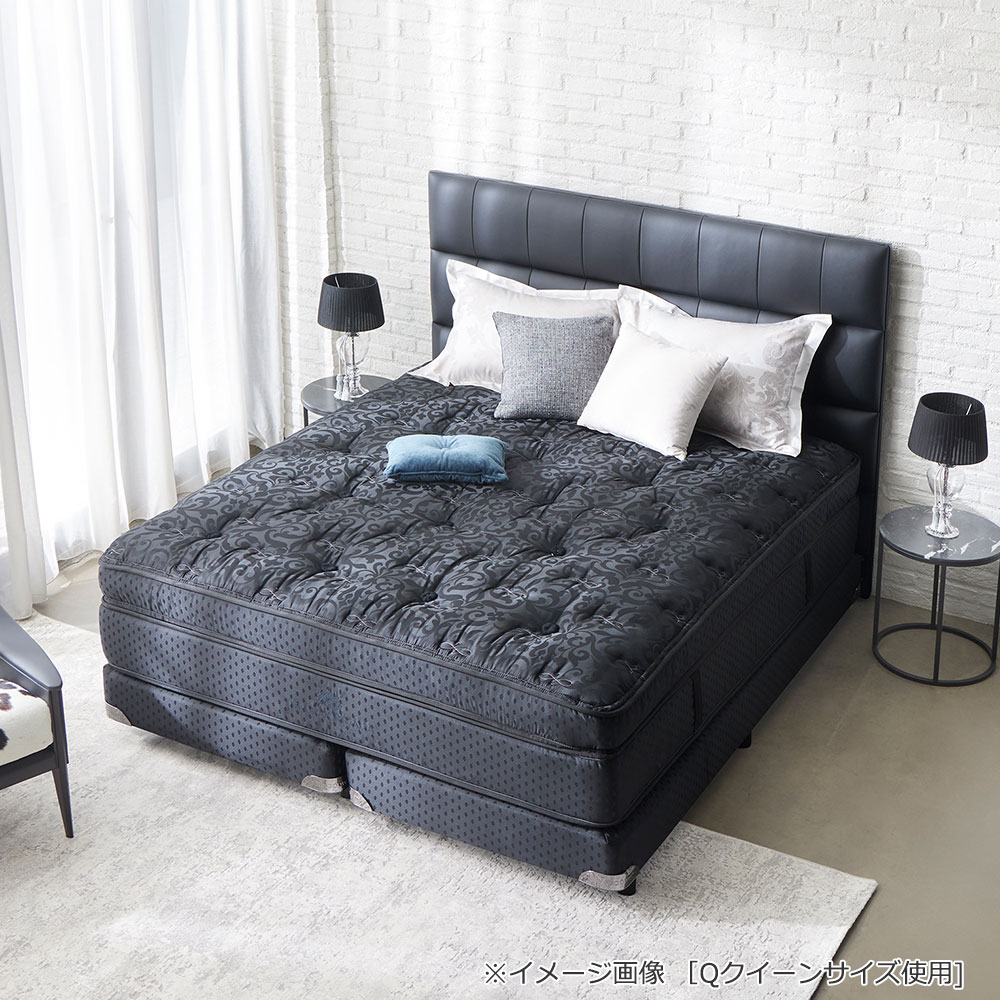 ヘッドボード 「アクセス」ハイタイプ 半革ブラック#101 全6サイズ【受注生産品】