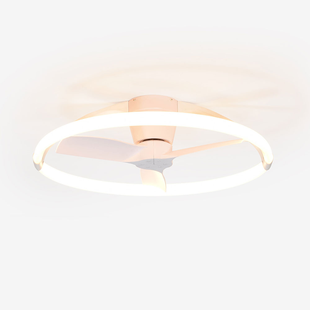 LEDシーリングファン「MAN-MISTRAL-ミストラル-WH」約10〜12畳用