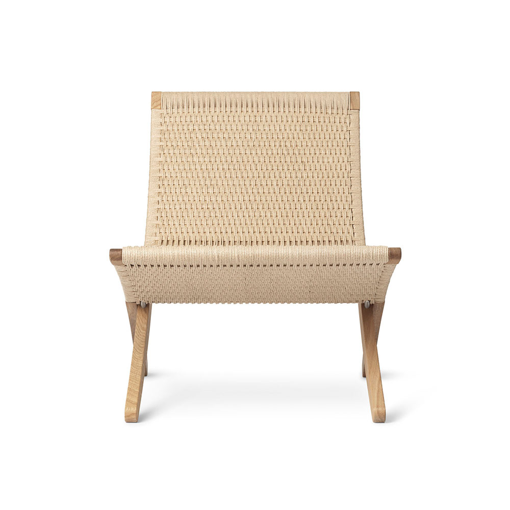 カール・ハンセン＆サン ラウンジチェア「MG501 CUBA CHAIR」オーク材オイル仕上げ 座面ナチュラルペーパーコード【受注生産品】