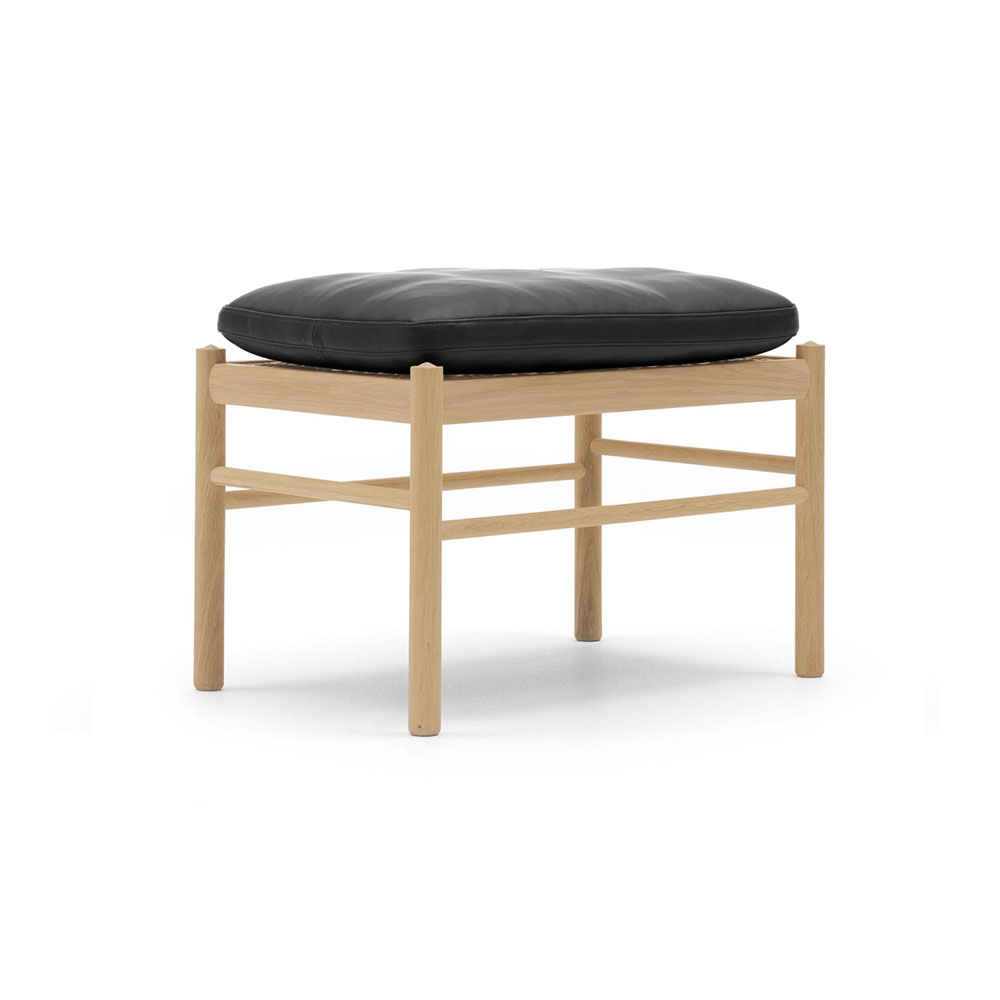 カール・ハンセン＆サン スツール「OW149F Colonial footstool」オーク材オイル仕上げ 革全2色【受注生産品】