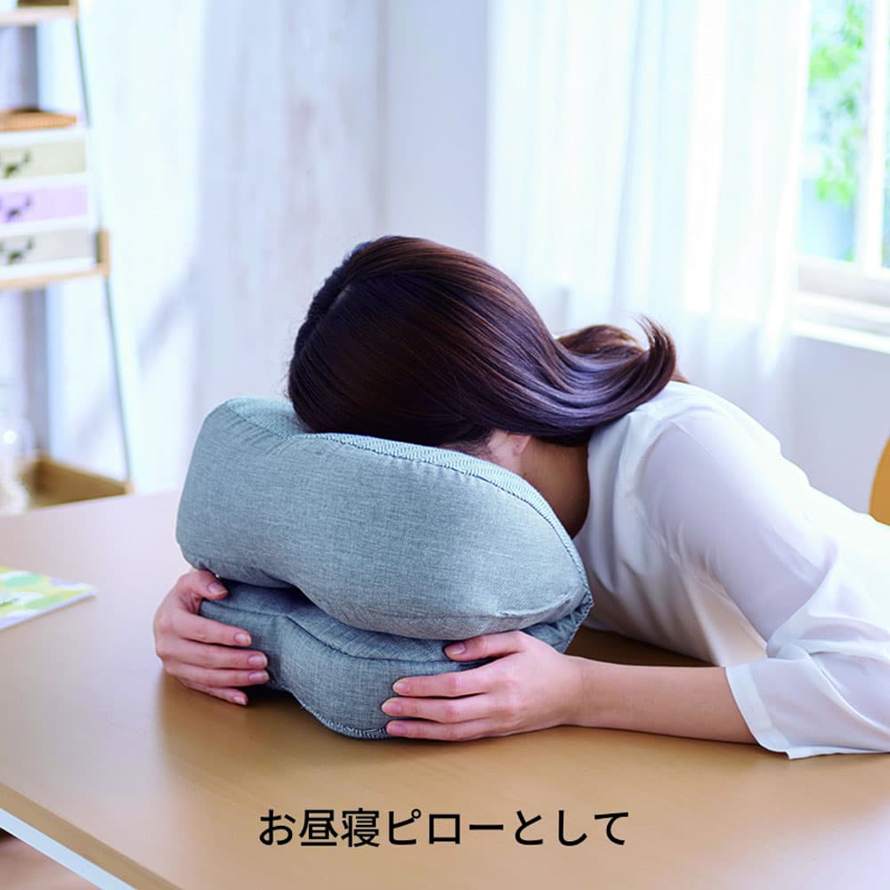 枕「こねむりプラス パワーナップピロー Heart」nishikawa（西川）
