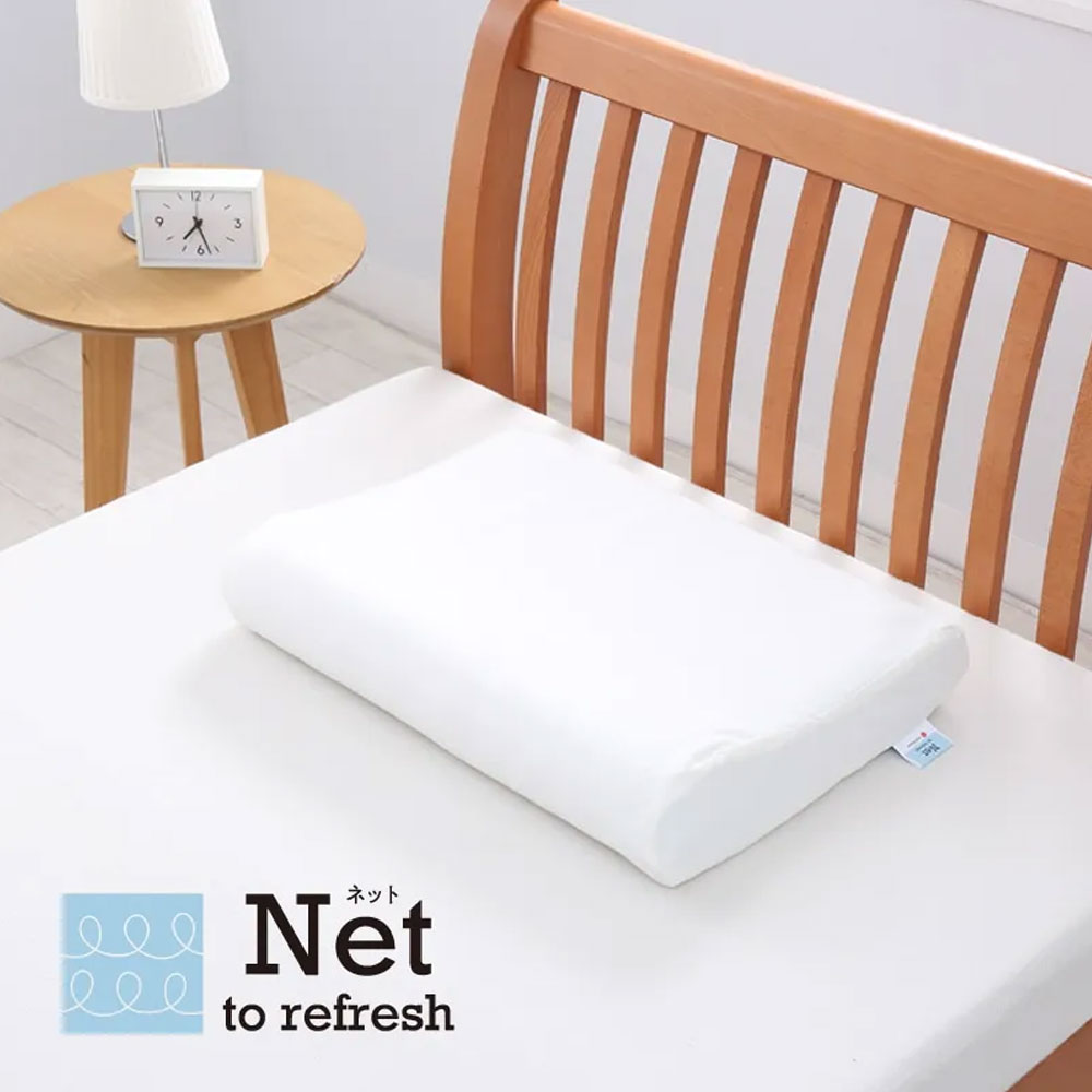 まくらカバー「Net ヘルシーピロー専用」アイボリー nishikawa（西川）睡眠Labo