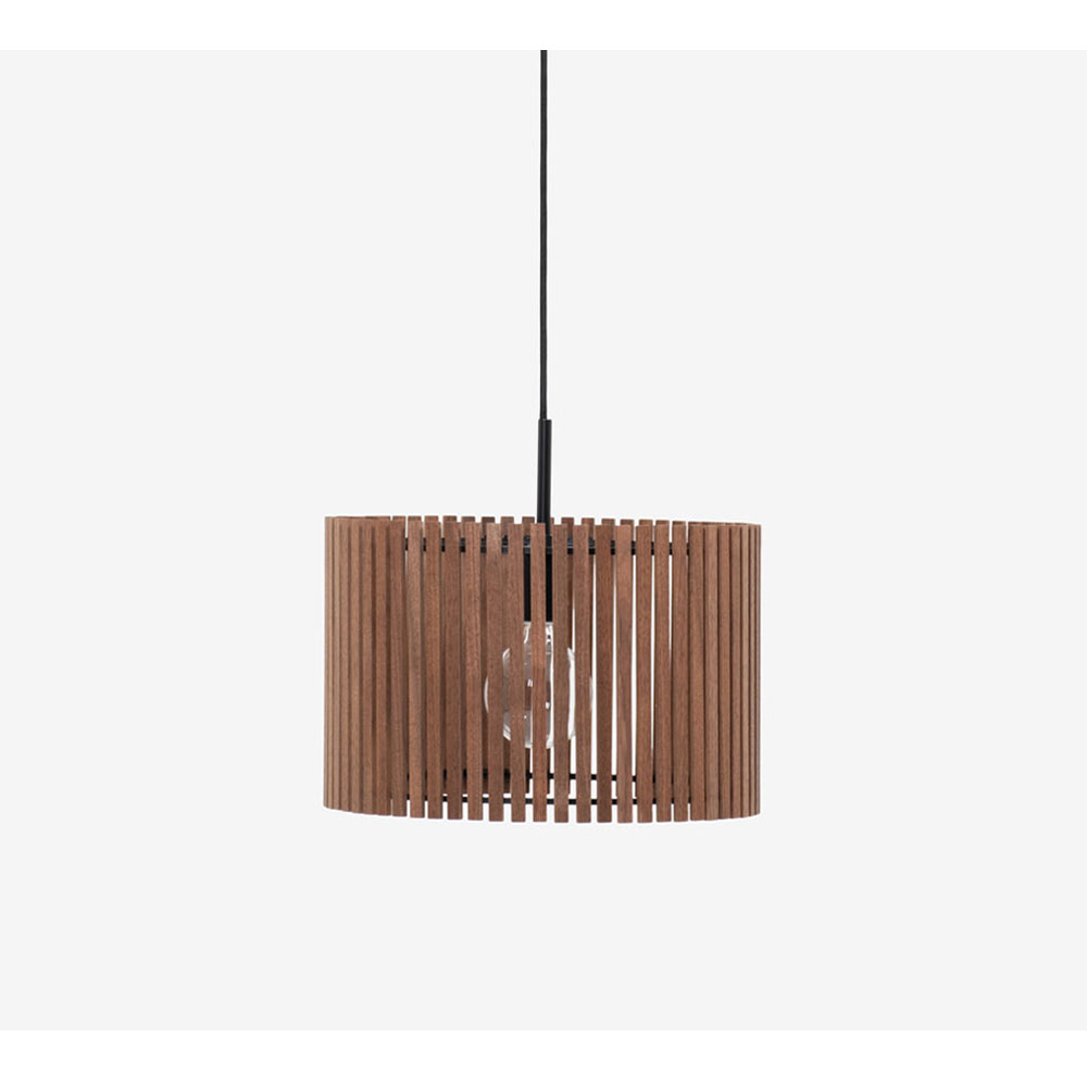 ペンダント「Legno（レグノ） SZP0031 BNWN」直径38cm ウォールナット材 ランプ別売【受注生産品】