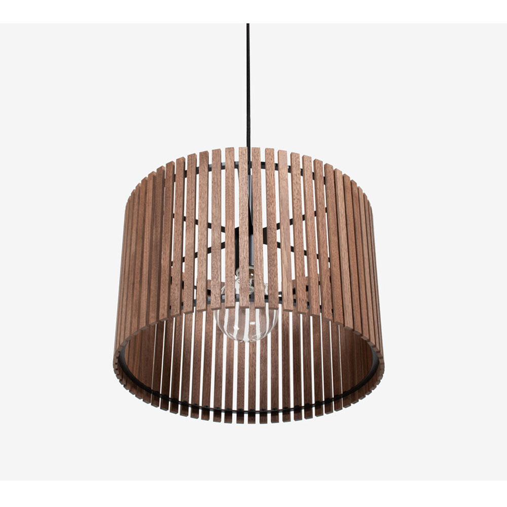 ペンダント「Legno（レグノ） SZP0031 BNWN」直径38cm ウォールナット材 ランプ別売【受注生産品】