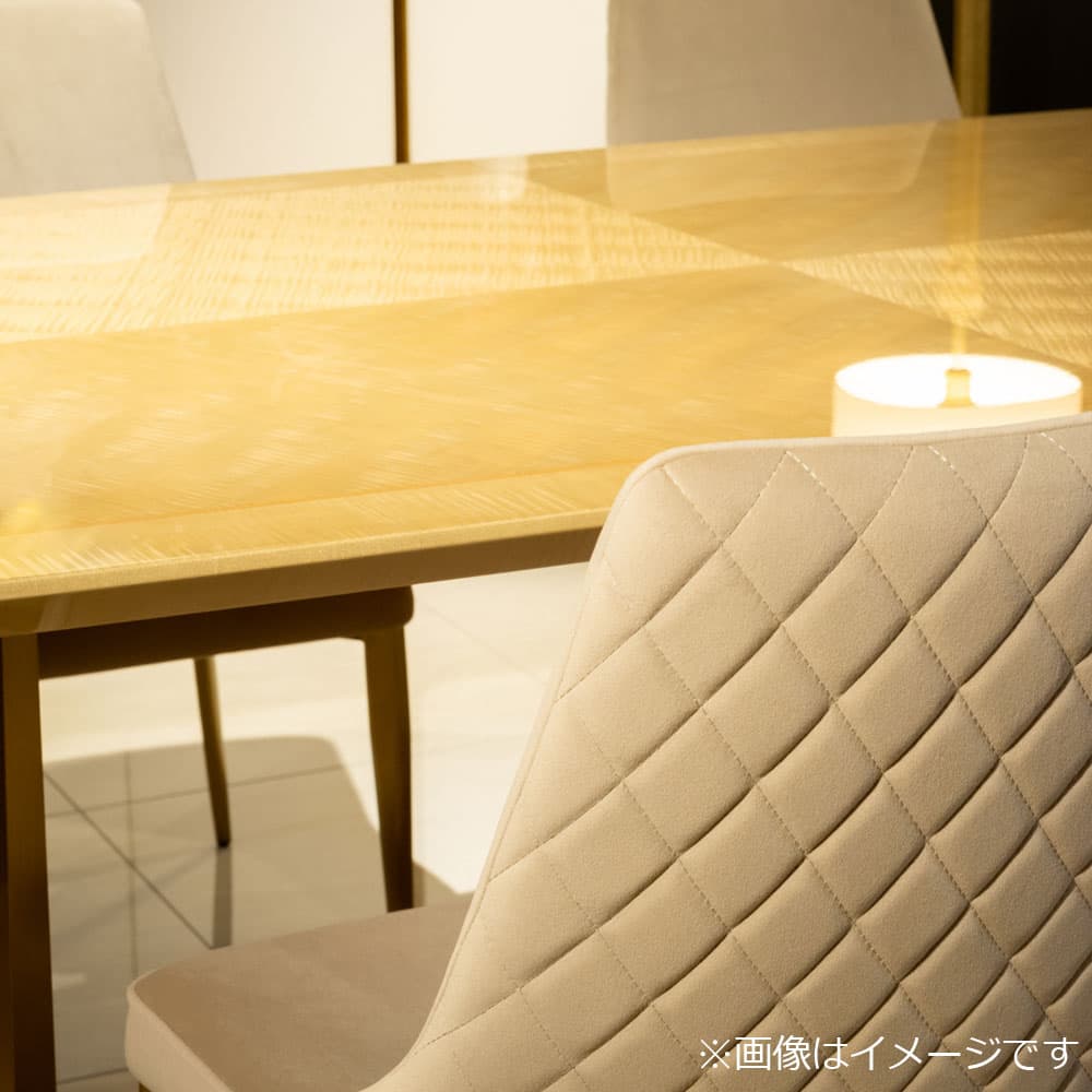 ダイニングテーブル「CORZA コルザ No.1」シカモア（SK-12）/脚ゴールド【受注生産品】