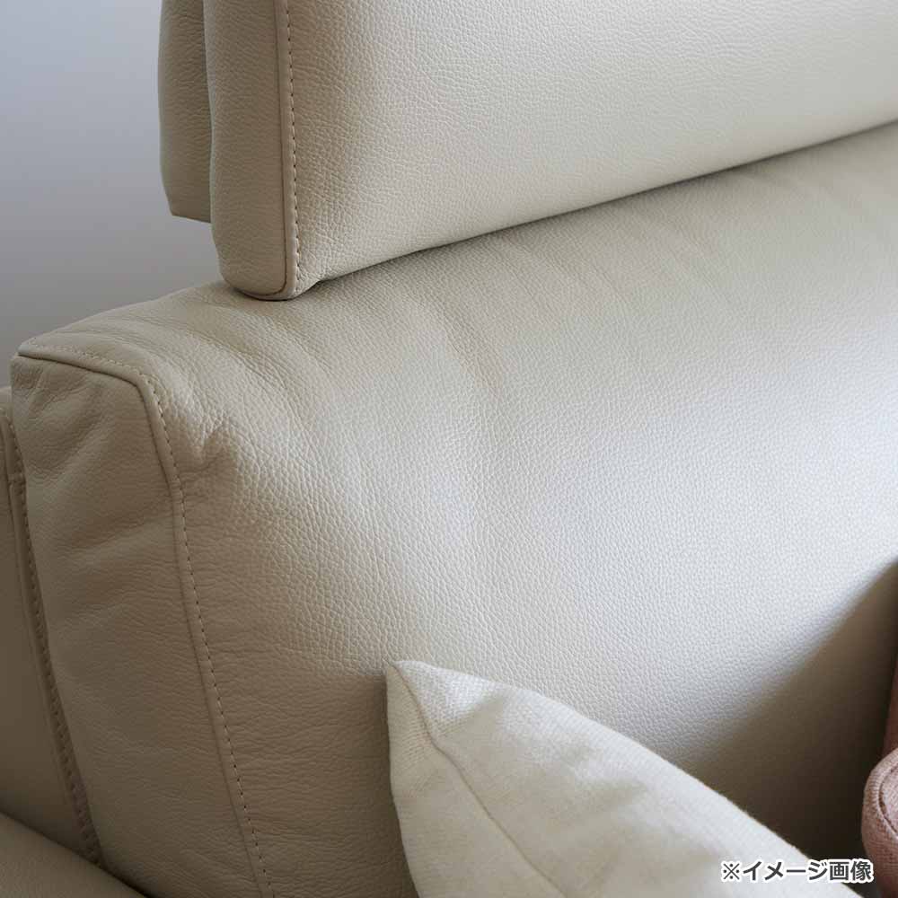 電動リクライニングコーナーソファ3点セット「L/S Motion 77（エルエスモーション77）」幅275cm 革#J/S-041E オイスターグレー色