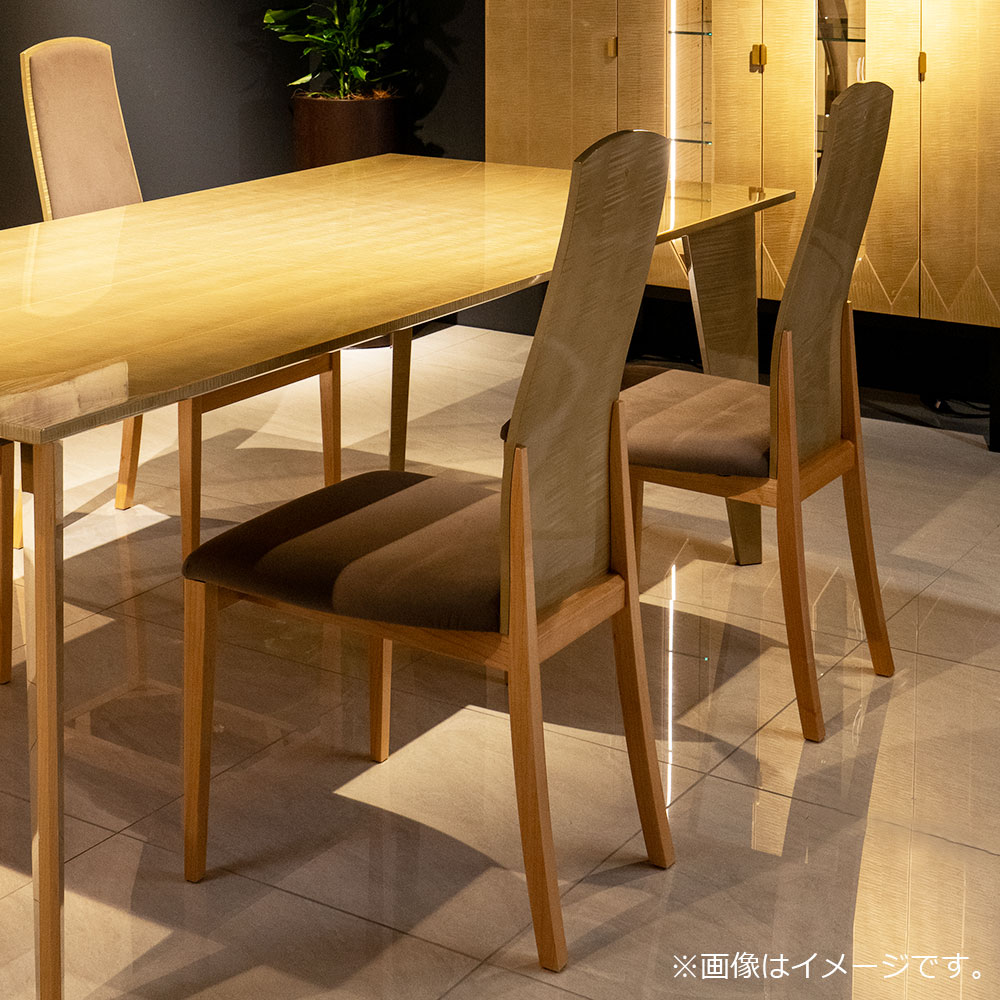 ダイニングチェア「フラーヌ」シカモアSK-12/ハードメープル 張地ディナミカKR0309 背全2タイプ【受注生産品】