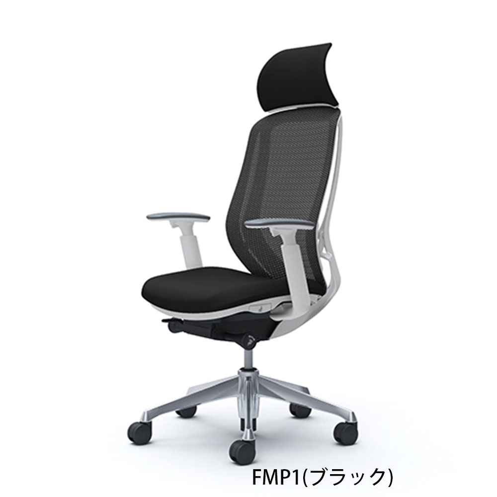 「シルフィー エクストラハイバック」背/メッシュ 座面/クッション ボディーカラー/ホワイト 脚/2タイプ 張地/全11色【受注生産品】okamura(オカムラ)