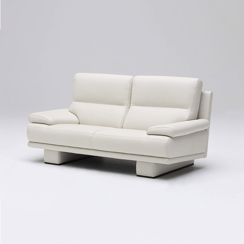 domani（ドマーニ）ラブソファ「Excel-Life ZSB332X391」幅178cm 革＃L40ヴィーゴホワイト【受注生産品】