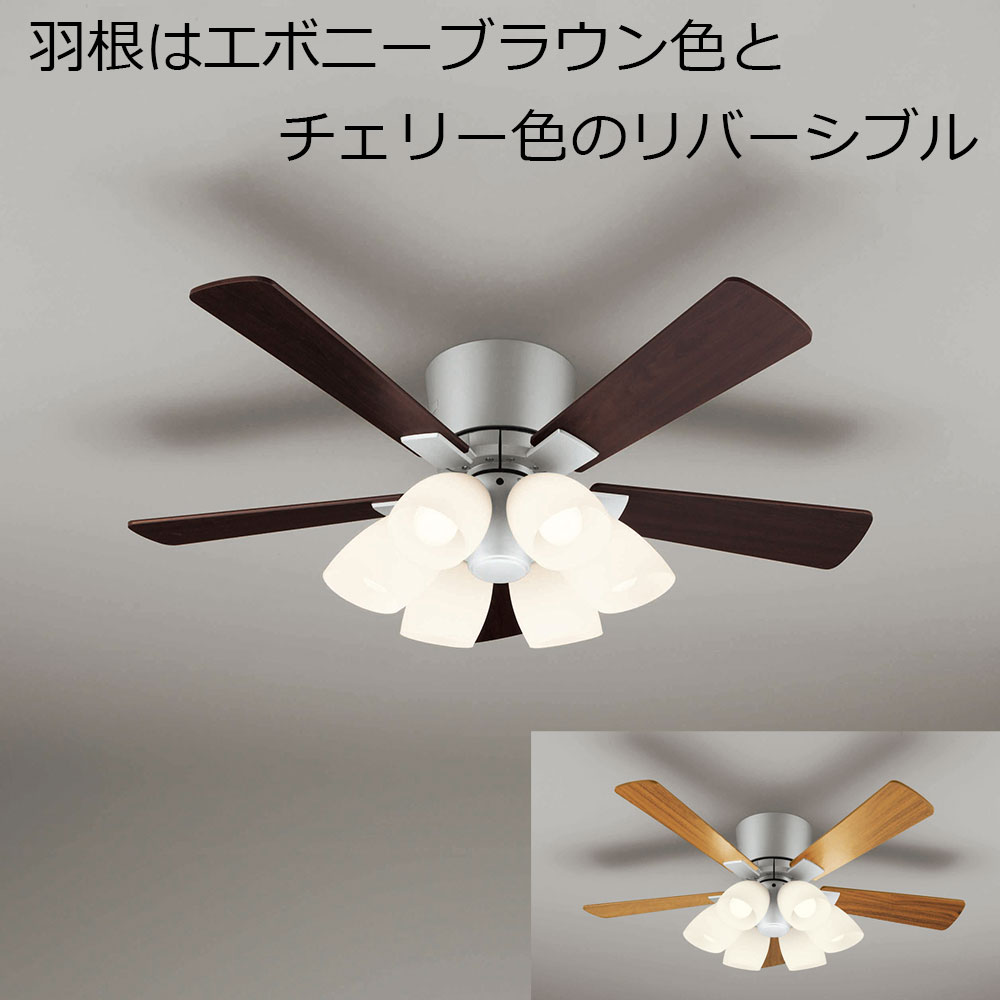 LEDシーリングファン「GWF419PR」約6〜8畳用
