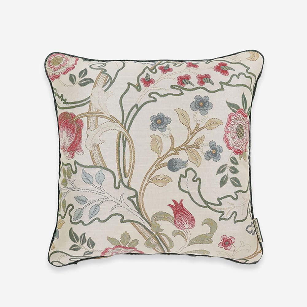 クッションカバー「マリーイザベル」レッド 45cm角 Morris Design Studio(モリス)