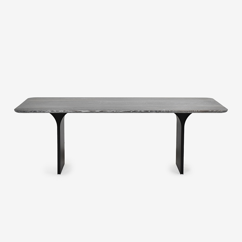 ROLF BENZ（ロルフベンツ）ダイニングテーブル「990-326」幅220cm オーク材スモーク色