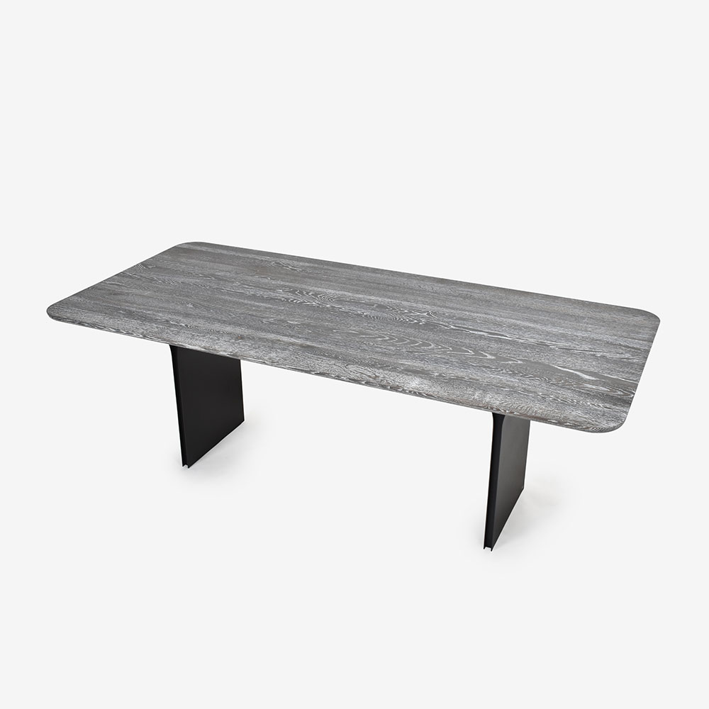 ROLF BENZ（ロルフベンツ）ダイニングテーブル「990-326」幅220cm オーク材スモーク色