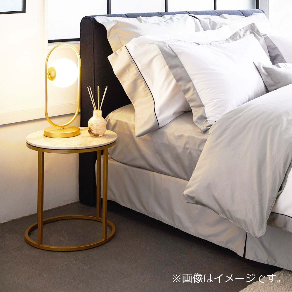 サイドテーブル「7112」天然石 ベージュカラーラ【次回入荷未定】
