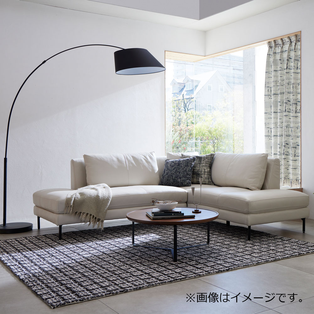 カウチソファ 2点セット「L/S 67（エルエス67）」カウチ背無し（向って左）+片肘カウチ（向って右） 革フロスト色 #J-156E
