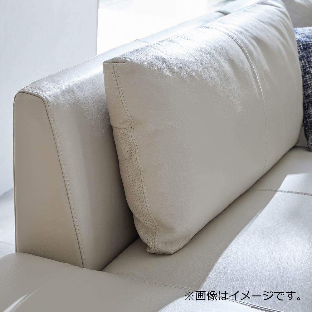 カウチソファ 2点セット「L/S 67（エルエス67）」カウチ背無し（向って左）+片肘カウチ（向って右） 革フロスト色 #J-156E
