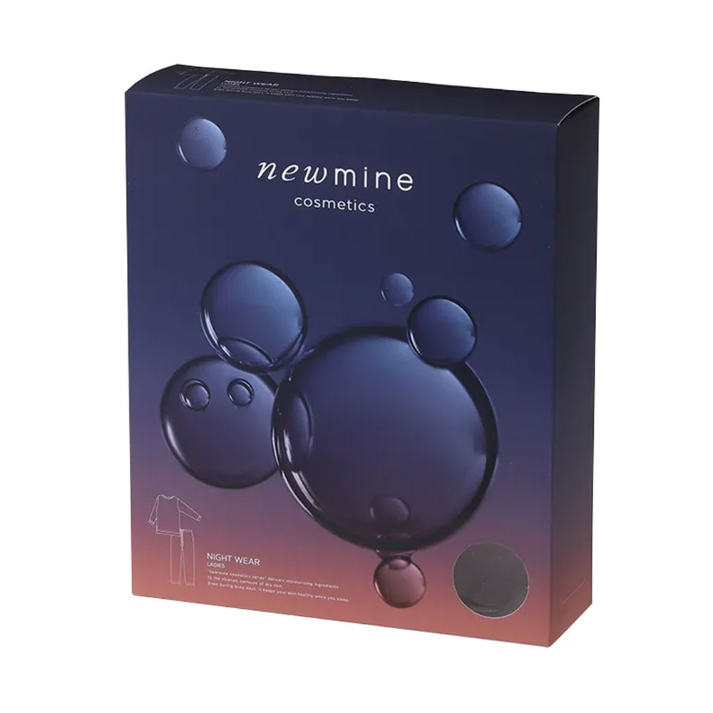 ナイトウェア 上下セット「newmine（ニューミン）コスメティックスナイトウェア NM4604」スムースボートネック グレー レディース  全3サイズ nishikawa（西川）
