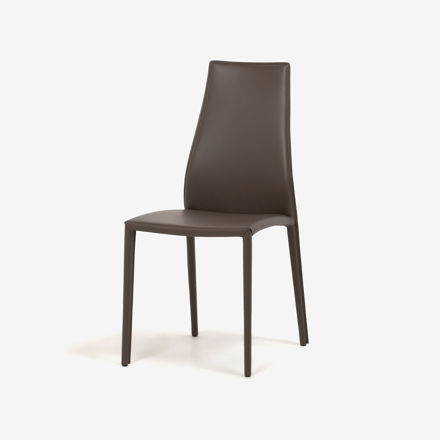 Calligaris（カリガリス）ダイニングチェア「Aida CS1484」マッドブラウン