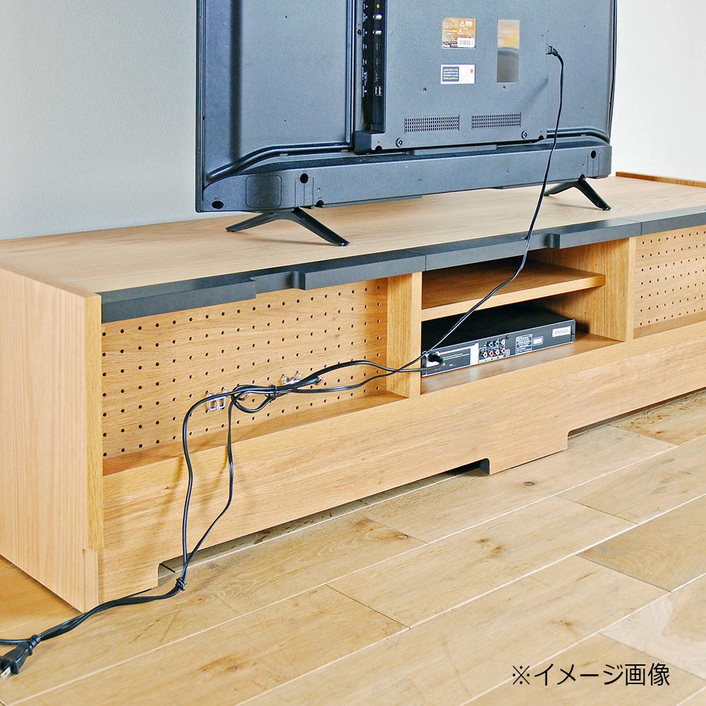 テレビボード「シャイ」ウォールナット材突板 全2サイズ