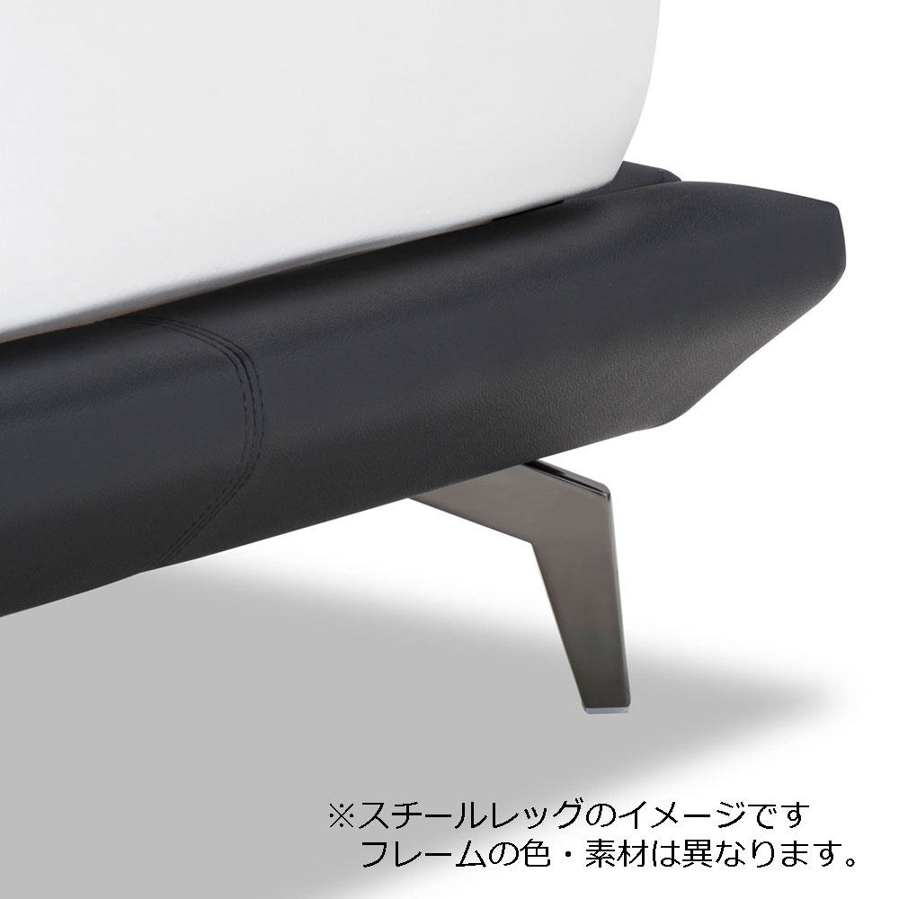 FranceBed（フランスベッド）ベッドフレーム「フィアバ FA-08」レッグタイプ 布ダークグレー色 すのこ床板 全5サイズ【受注生産品】