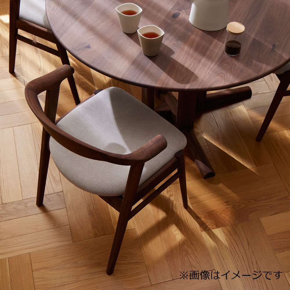 ダイニングチェア（半肘付き）「フィルプラス Cタイプ」樹種・塗装色5種 張地17種【受注生産品】【2脚セット】【セール対象品のため5%OFF】