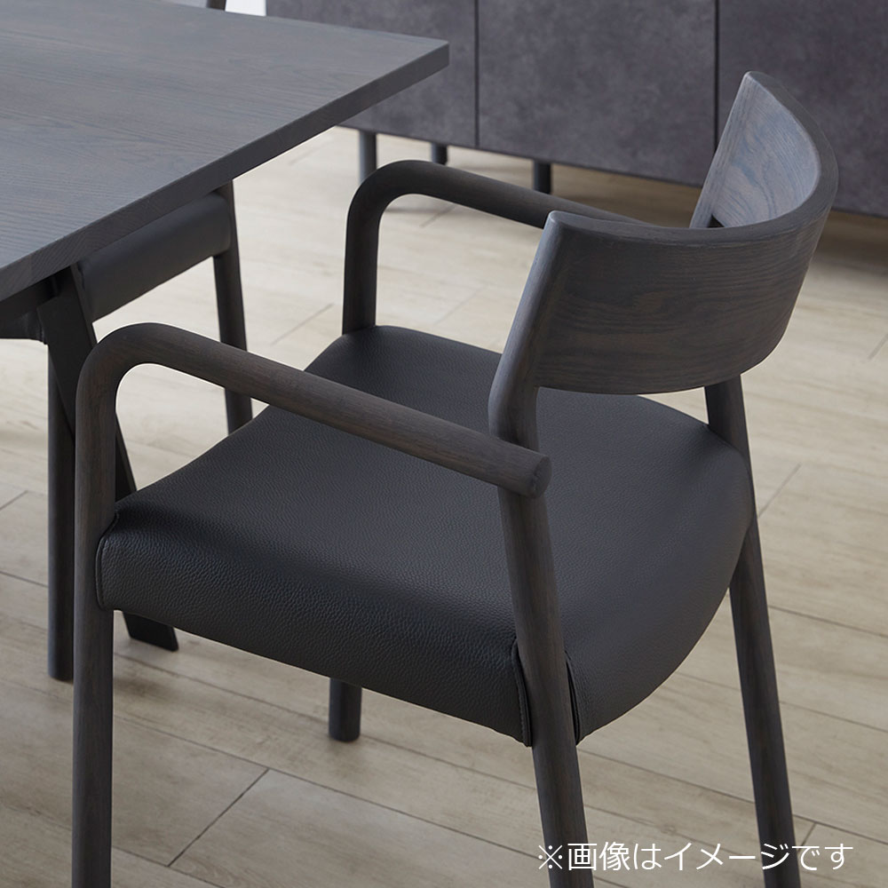 ダイニングチェア（肘付き）「フィルプラス Bタイプ」樹種・塗装色5種 張地17種【受注生産品】【2脚セット】【セール対象品のため5%OFF】