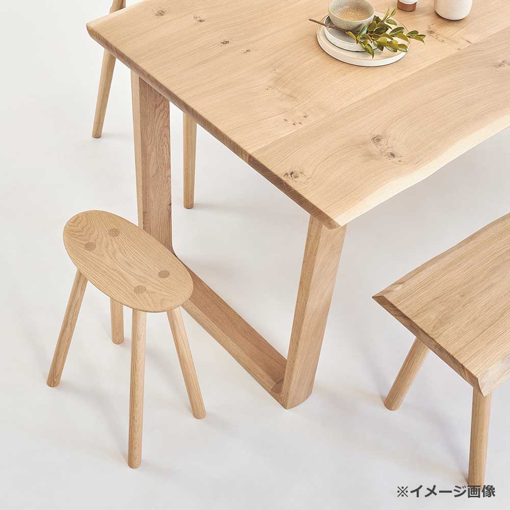 浜本工芸 スツール「No.7553」高さ44cm オーク材 プレミアムオーク(PR)色［No.7550］