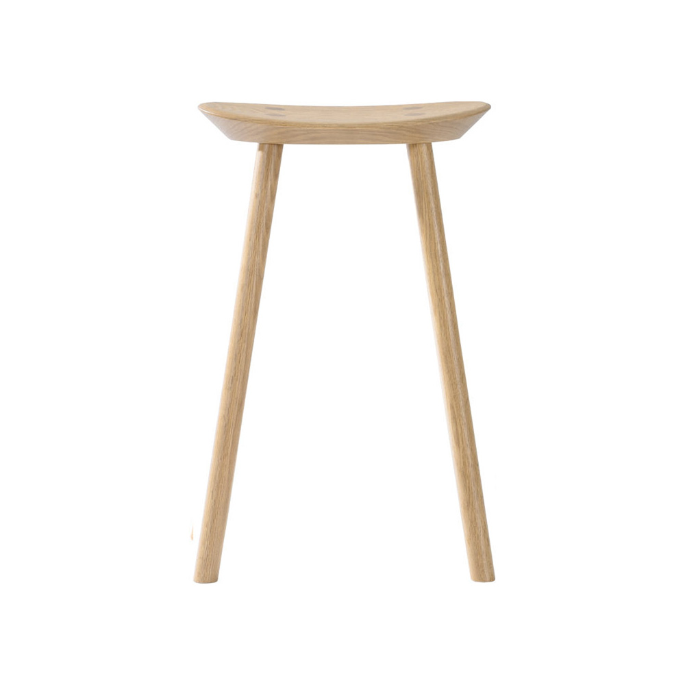 浜本工芸 スツール「No.7553」高さ56cm オーク材 プレミアムオーク(PR)色［No.7550］