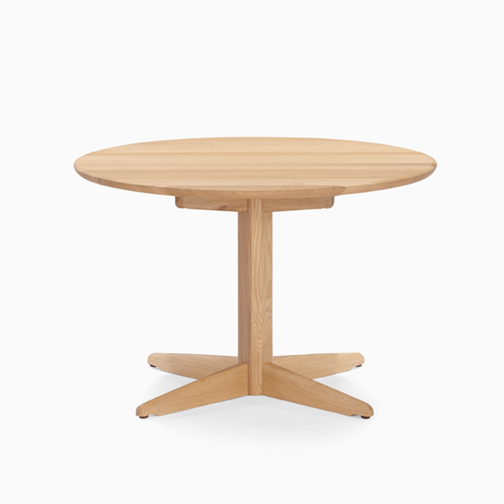 ダイニングテーブル「フォルム2」円形 レッドオーク材WO色 全3サイズ