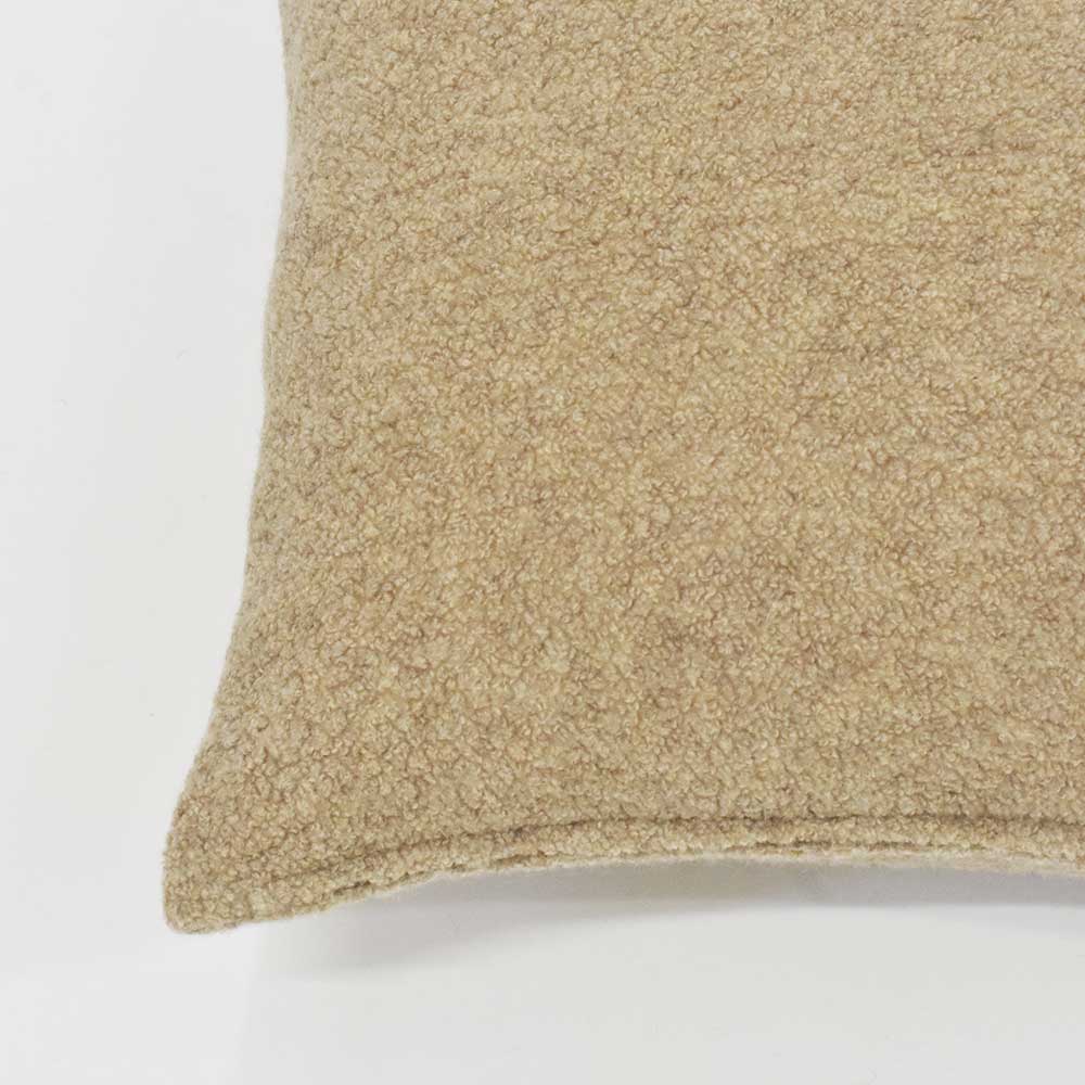 クッションカバー「ペコラ」ベージュ 全2サイズ