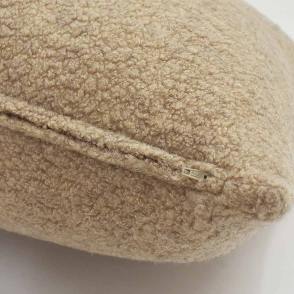 クッションカバー「ペコラ」ベージュ 全2サイズ