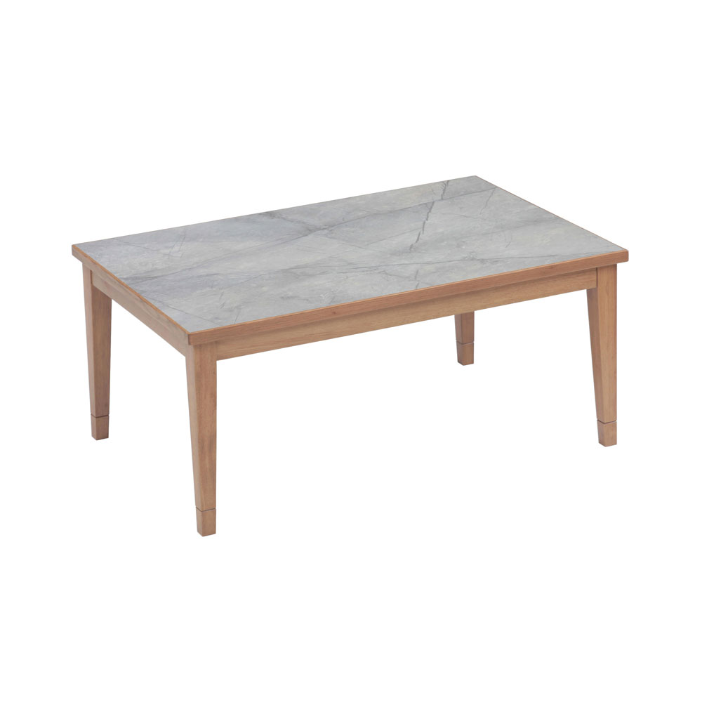 こたつ「アーネスト」石目調天板 ミドルブラウン色 全2サイズ