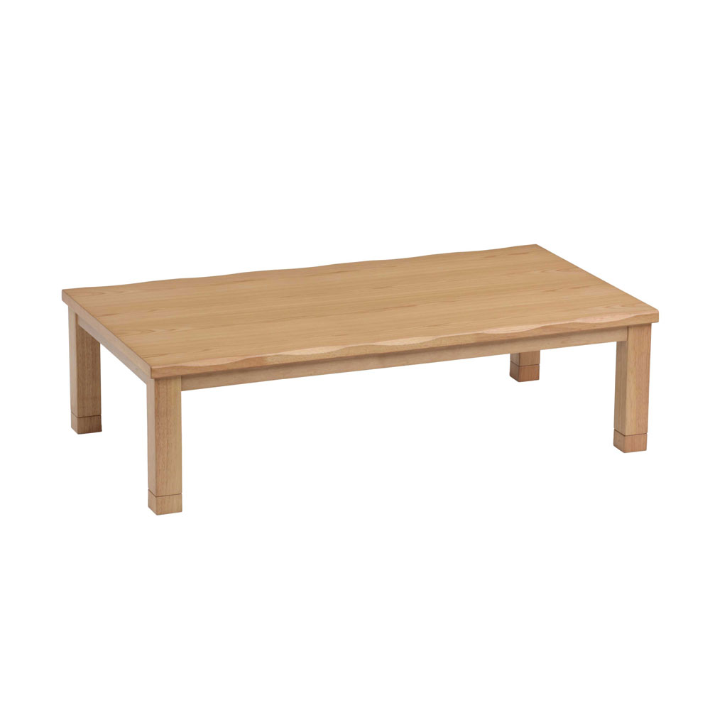 こたつ「カンナ」タモ材突板 ナチュラル色 全3サイズ