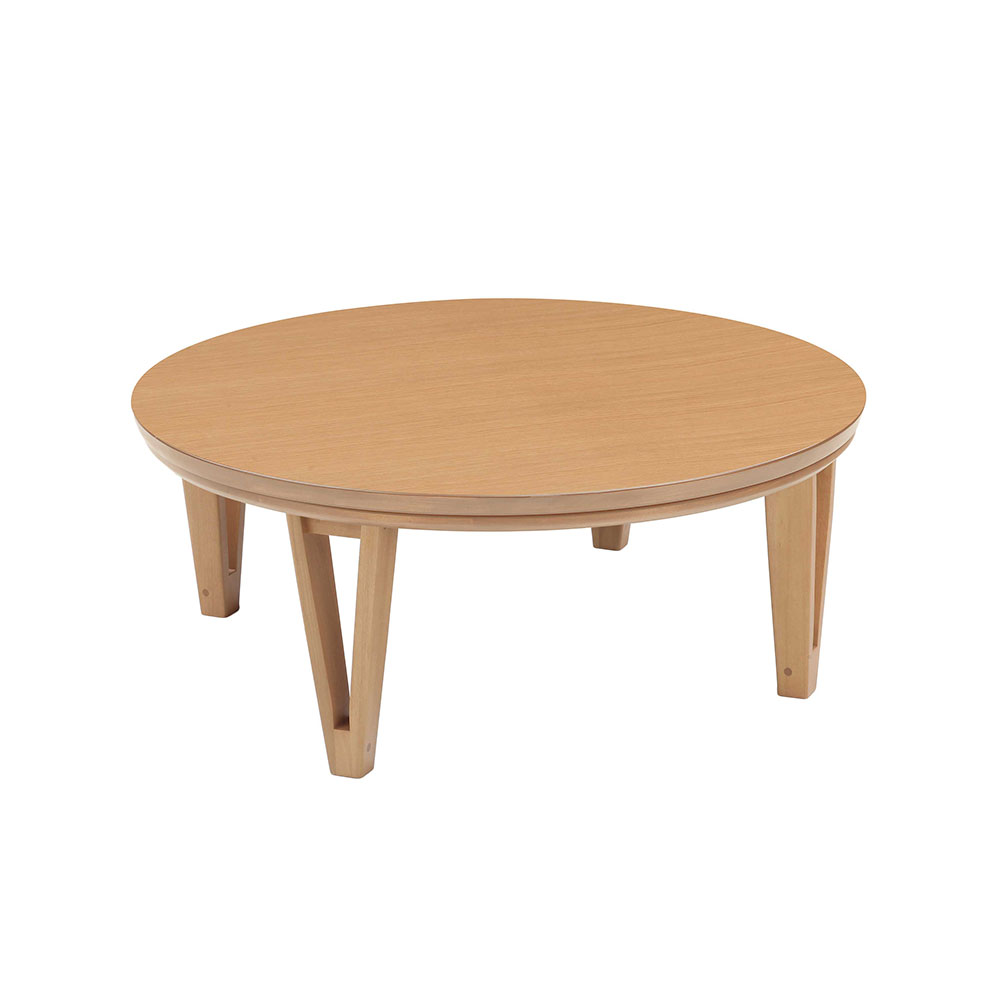 こたつ「アーバン」円形 ナチュラル色 幅85cm