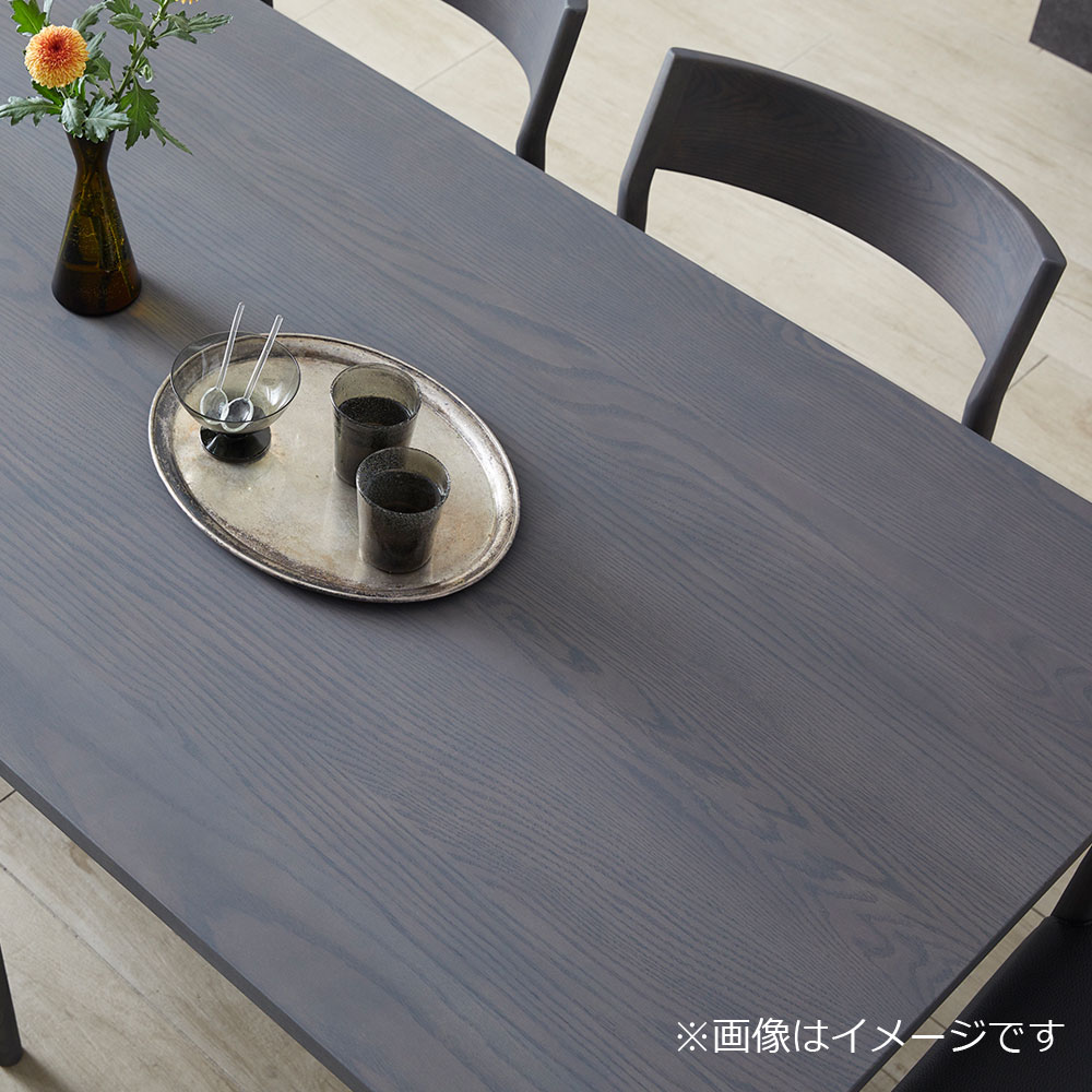ダイニングテーブル「フィルプラス」長方形スチールA脚タイプ 4サイズ エッジデザイン3種 樹種・塗装色5種【受注生産品】