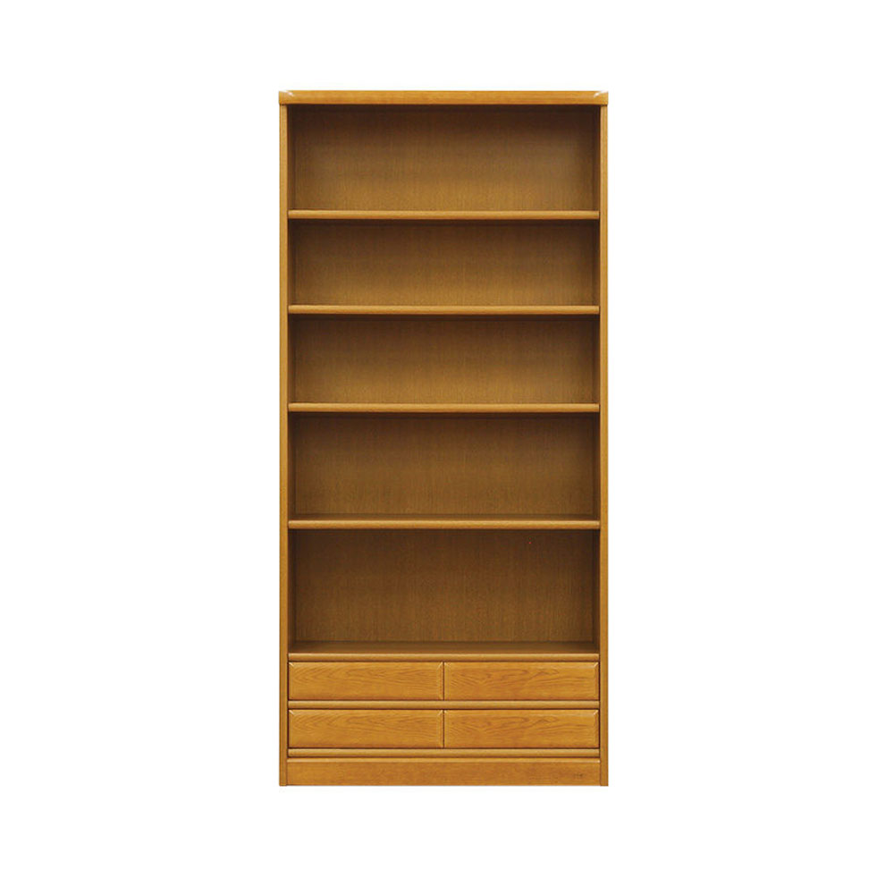 浜本工芸 書棚「No.3600D・No.3608D」幅85.1cm 高さ180cm 全2色【受注生産品】