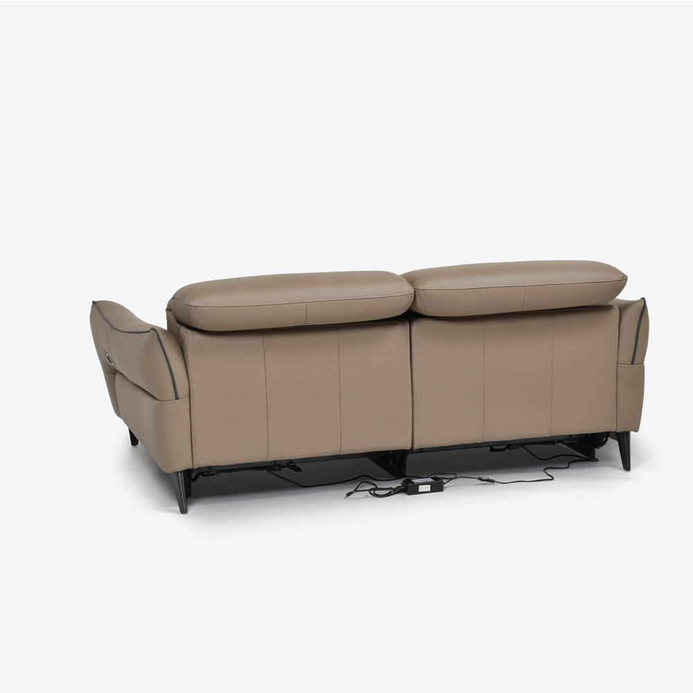 電動リクライニングソファ「L/S Motion 62（エルエスモーション62）」3人掛け 幅192cm 革パインバーク色 #H-513E【期間限定セール・10%OFF】