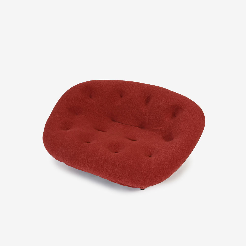 ligne roset（リーン・ロゼ）ラブソファ「ロゼプルム」プチ2人掛け 幅170cm 布＃RG-480【受注生産品】【お手入れキットの特典付き】