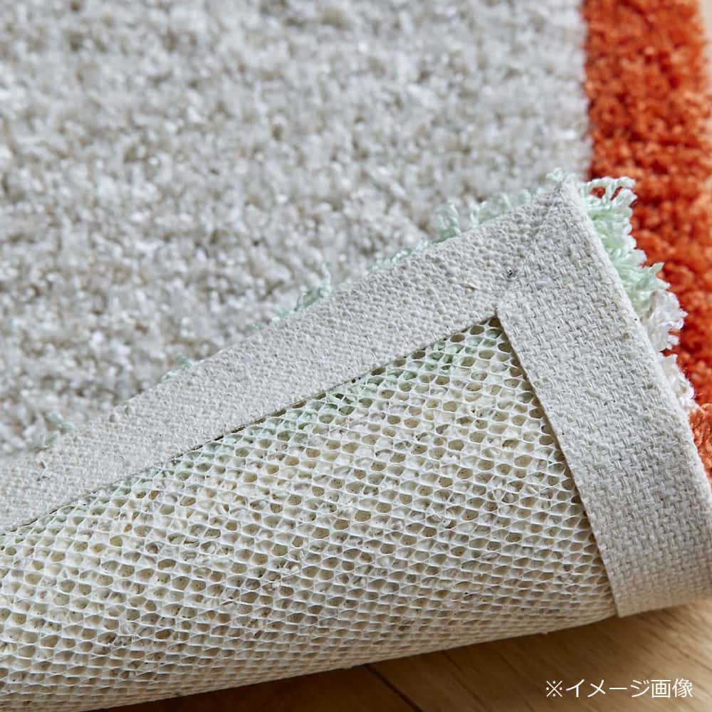 マット「カラーフレーム」 アイボリー 45ｘ75cm