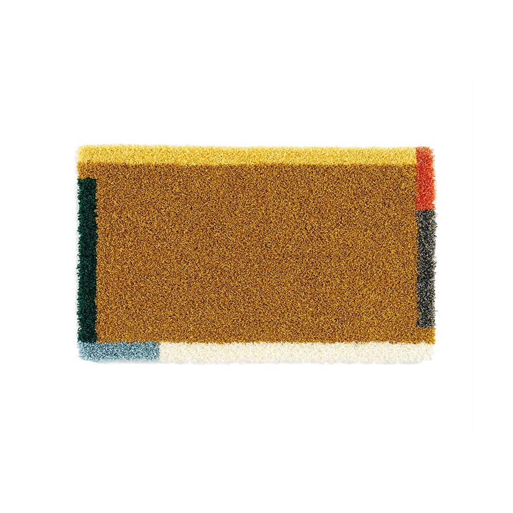 マット「カラーフレーム」 マスタード 45ｘ75cm