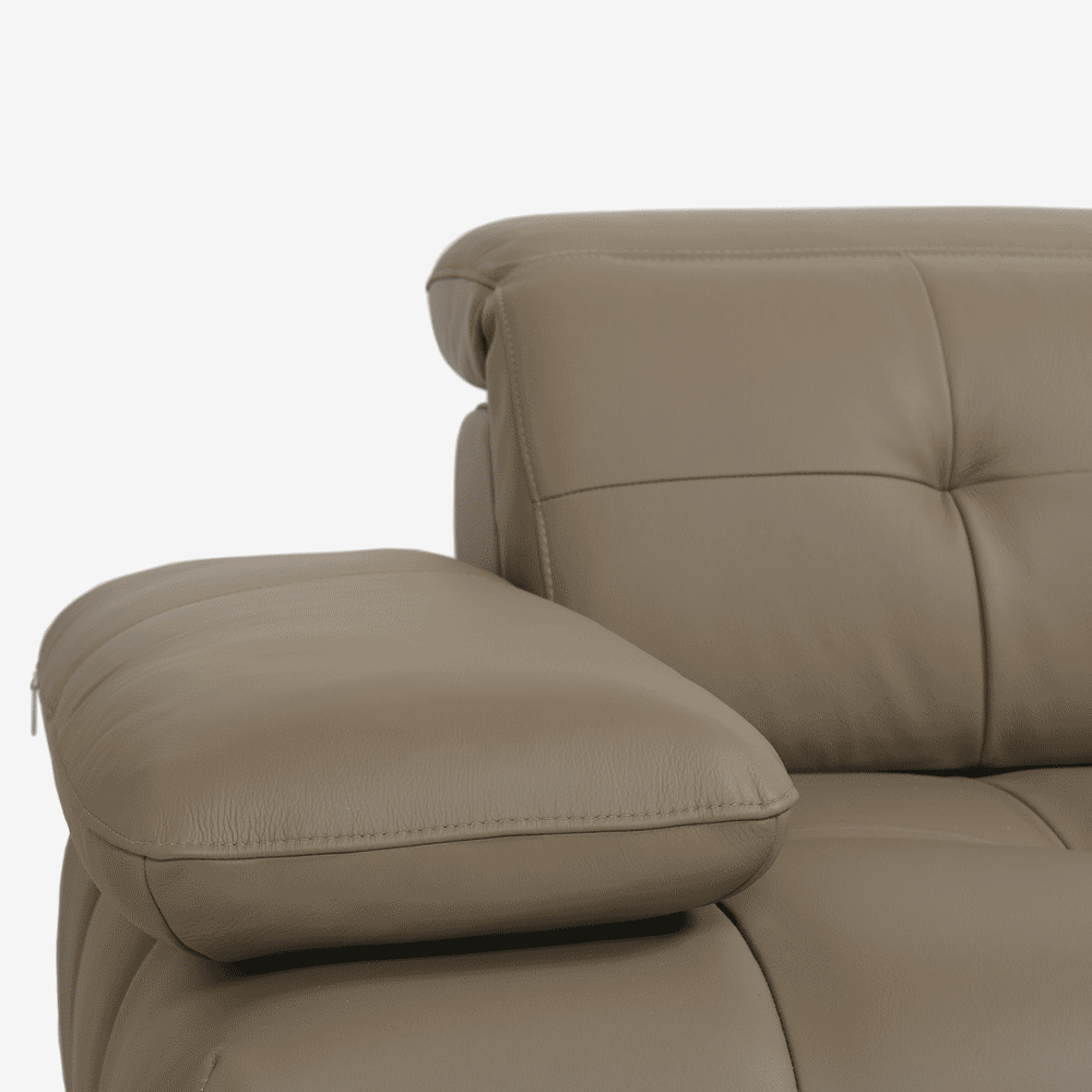 CORIUM（コリウム）コーナーソファ3点セット「ヴァロ model.COR-A6351」革#CO-JRY513E パインバーク色【お手入れキットの特典付き】