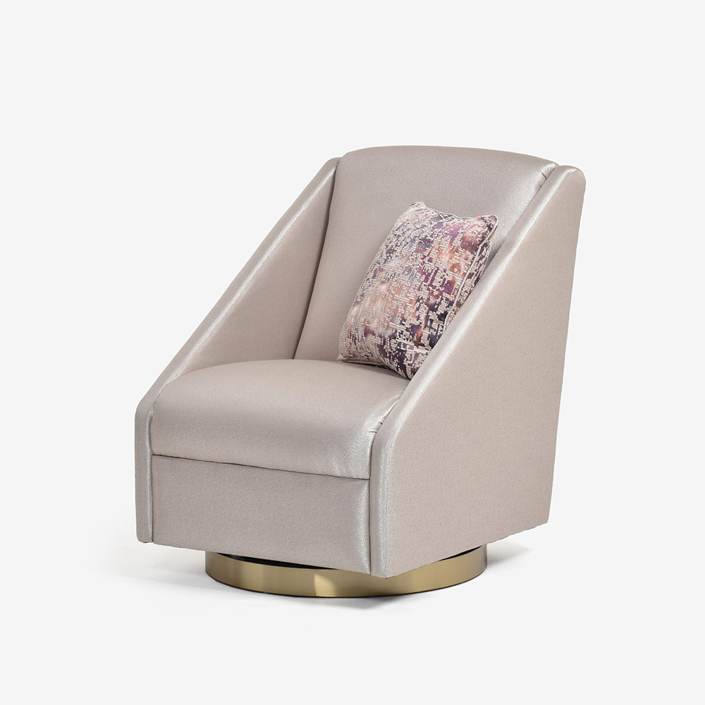 DURESTA（デュレスタ）アームチェア「Cirrus シラス」幅70cm 布＃Byzantium Petal クッション付き【次回入荷未定】【お手入れキットの特典付き】