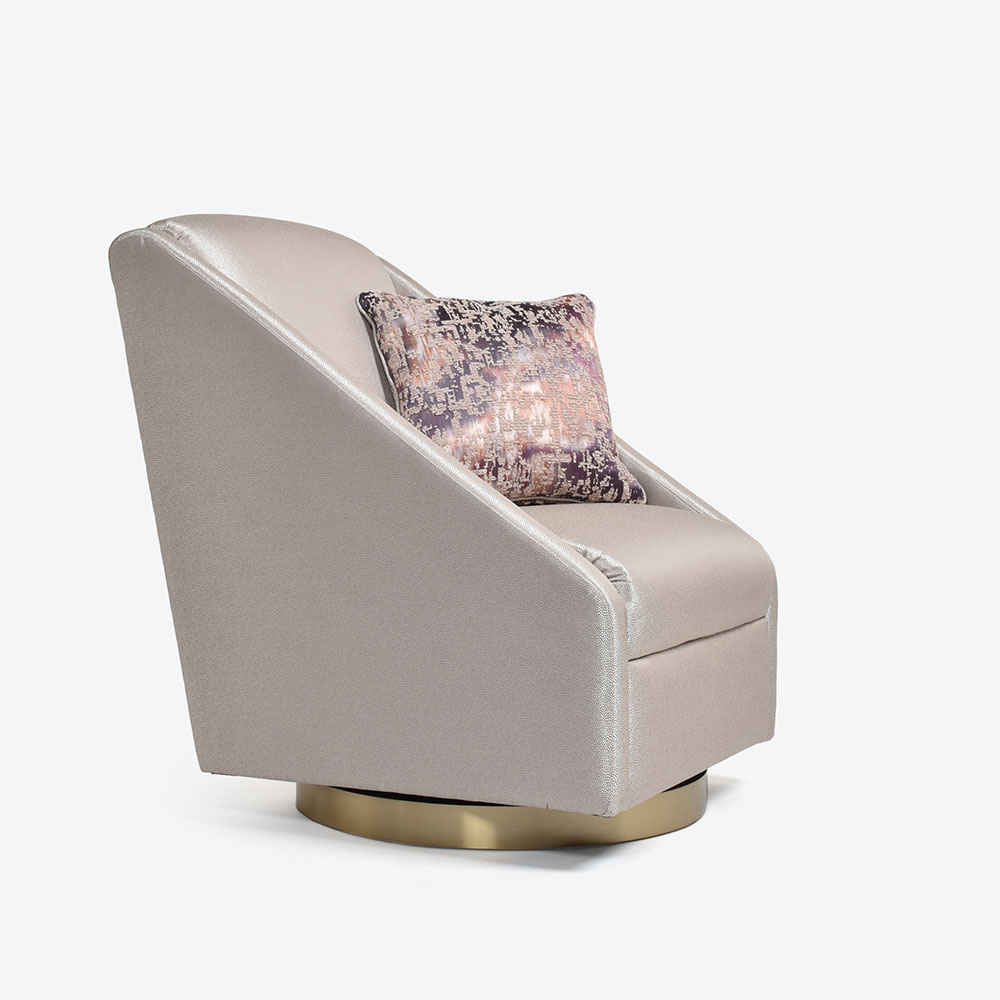 DURESTA（デュレスタ）アームチェア「Cirrus シラス」幅70cm 布＃Byzantium Petal クッション付き【次回入荷未定】【お手入れキットの特典付き】