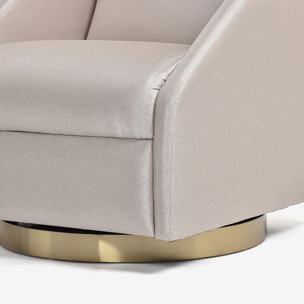 DURESTA（デュレスタ）アームチェア「Cirrus シラス」幅70cm 布＃Byzantium Petal クッション付き【次回入荷未定】【お手入れキットの特典付き】