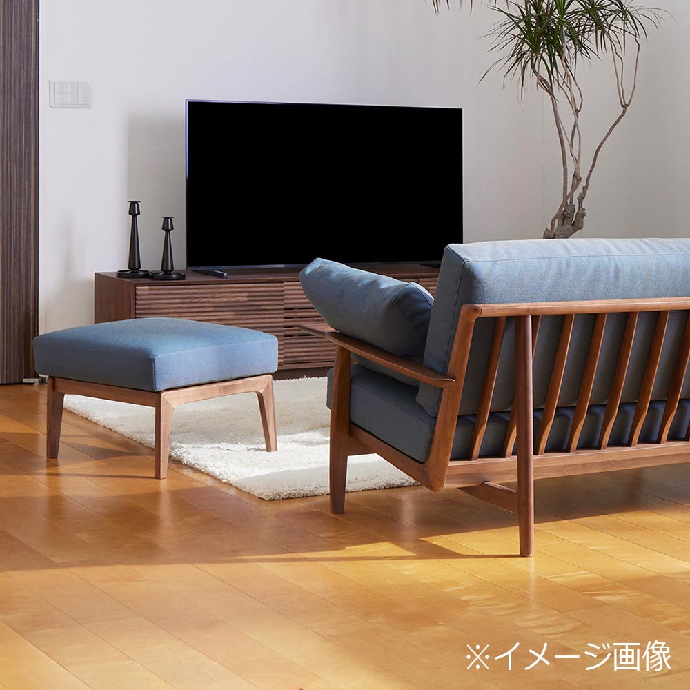 カリモク家具　ソファ「デセール W306」3人掛け ウォールナット材R色 張地：kvST3ランクB787