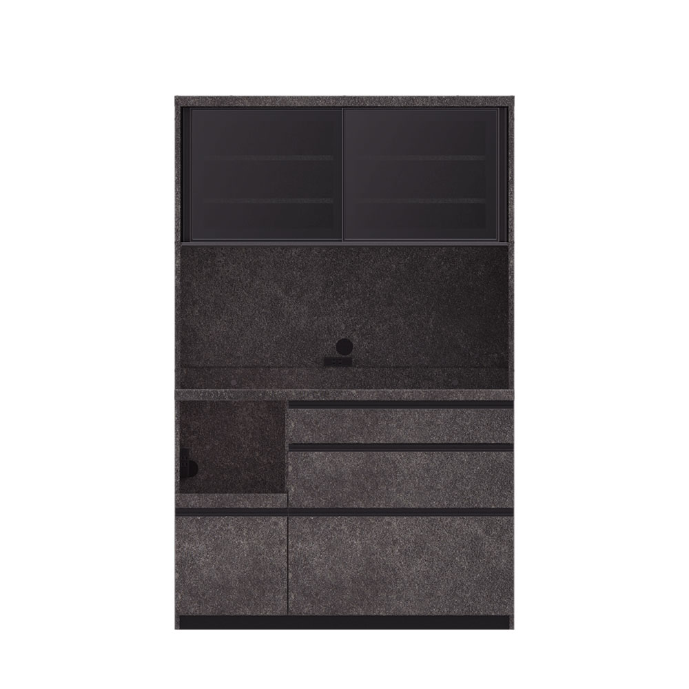 Pamouna（パモウナ）オープンボード「EMA-1200R」幅120cm 奥行50cm 高さ188.5cm スライドドア レギュラーカウンター 全3色