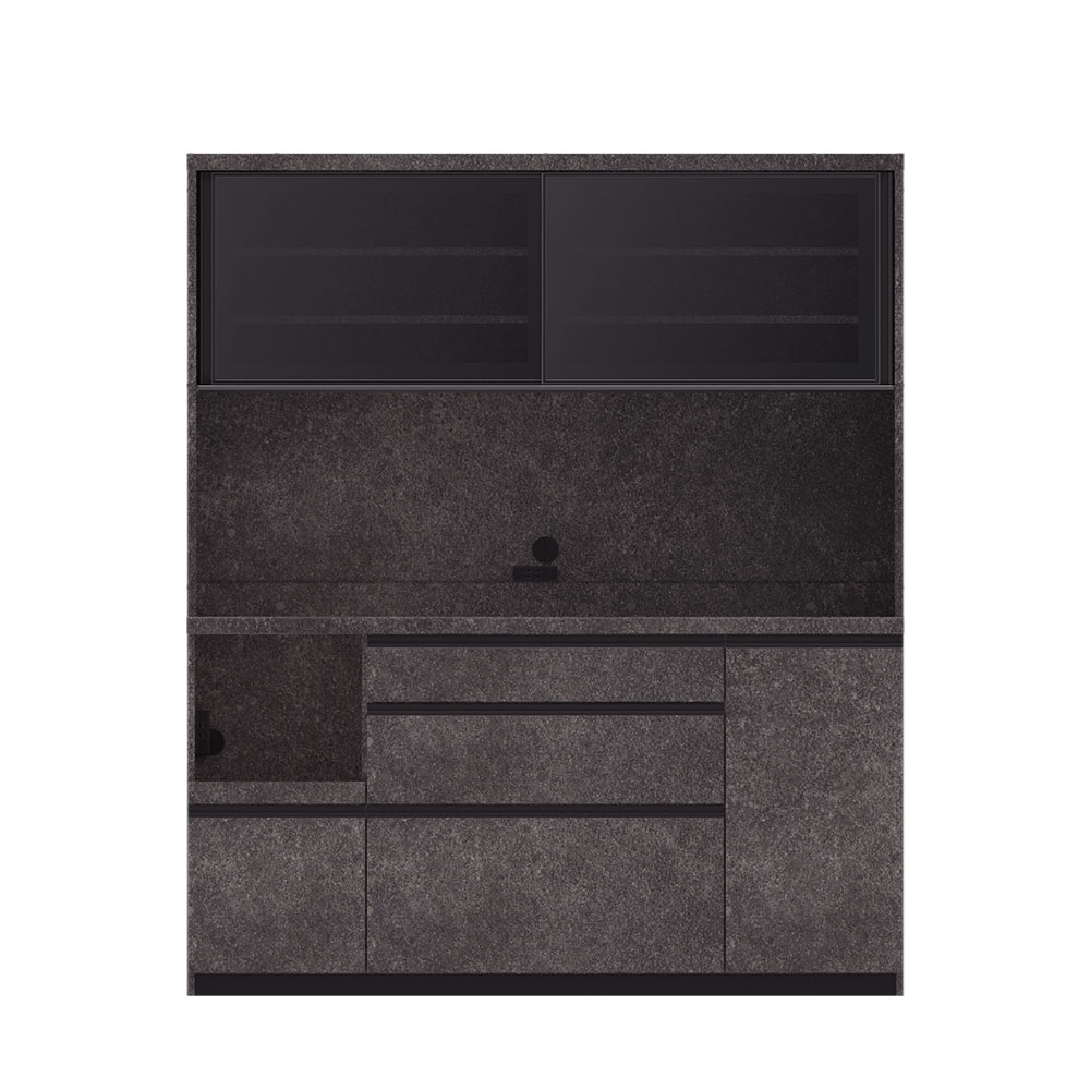 Pamouna（パモウナ）オープンボード「EMA-1600R」幅160cm 奥行50cm 高さ188.5cm スライドドア レギュラーカウンター 全3色